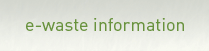 e-waste information